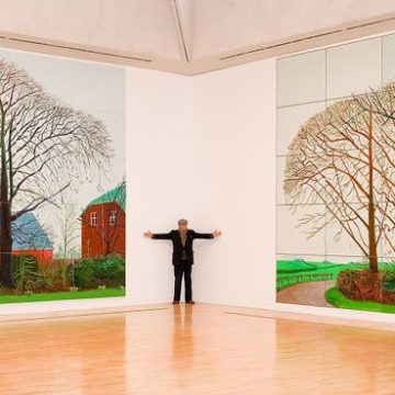 David Hockney Introduces His Painting - Bigger Trees Near Warter Le peintre David Hockney et la joie de ses œuvres