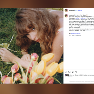 Taylor Swift écrit pour Toy Story 5