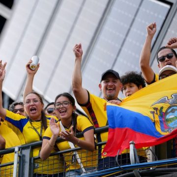 (SP)U.S.-PHILADELPHIA-FOOTBALL-FIFA WORLD CUP-GROUP E-CIV VS ECU L’Équateur et la passion du football lors du Mondial 2026