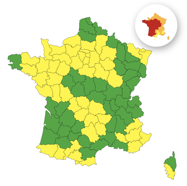 cbb7145e-6695-412e-9f20-a6e1c0fccb8f Alerte météo : vigilance jaune et rouge sur 53 départements