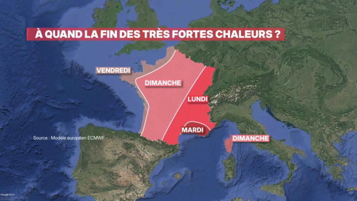 La fin de l’épisode caniculaire en France