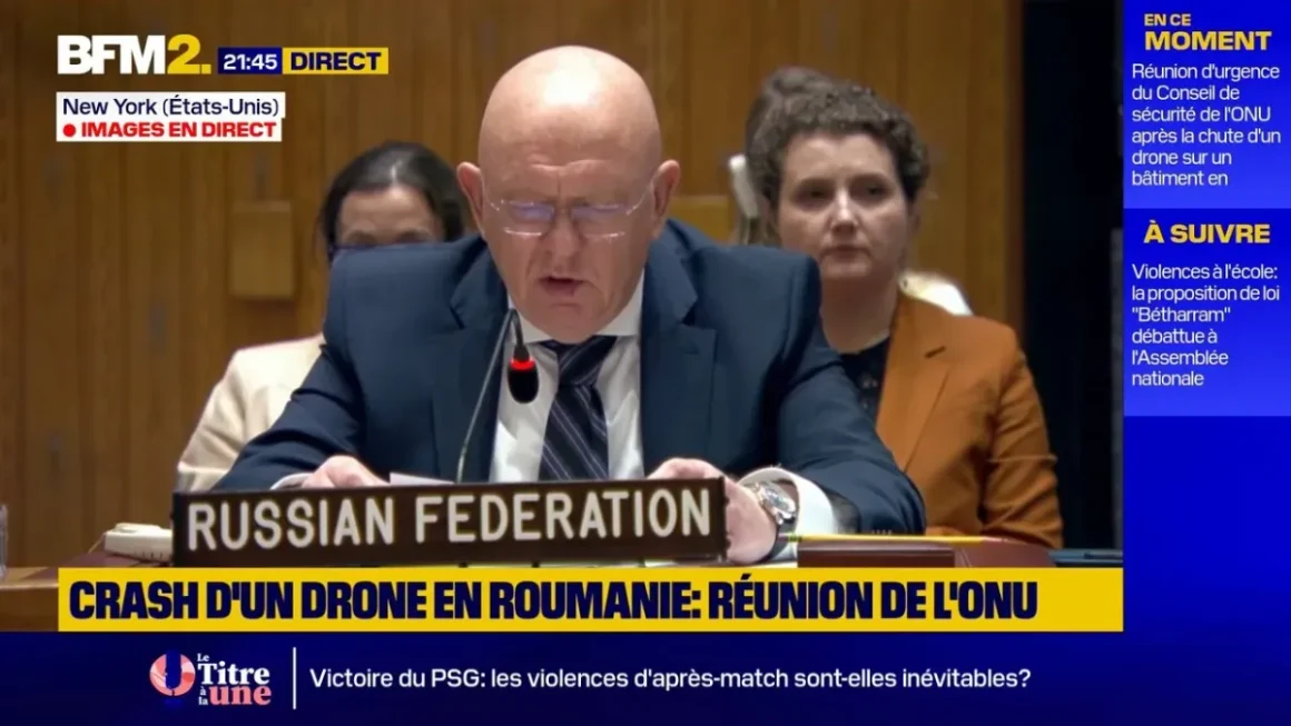 Vassily Nebenzia s’exprime au Conseil de sécurité de l’ONU sur l’incident du drone