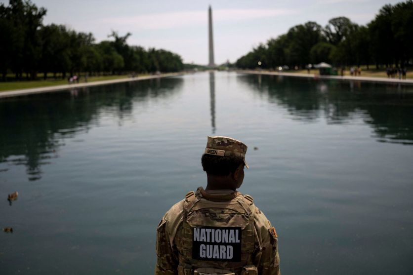 US-POLITICS-TRUMP-RENOVATIONS-REFLECTING-POOL Réfection du miroir d’eau du Lincoln Memorial