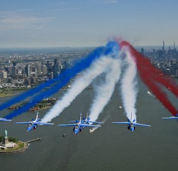 La Patrouille de France célèbre l’indépendance américaine