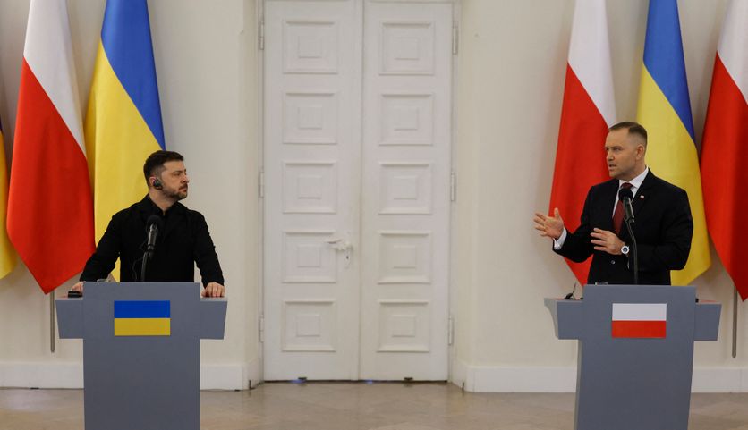 POLAND-UKRAINE-POLITICS-DIPLOMACY Les relations tendues entre la Pologne et l’Ukraine