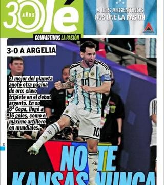 Lionel Messi brille lors du match contre l’Algérie