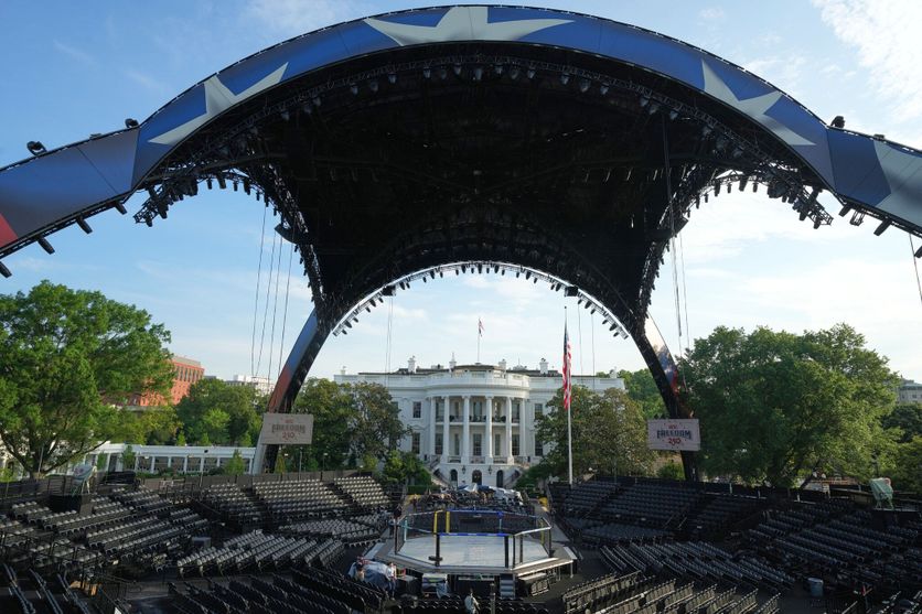 APTOPIX UFC Freedom 250 Trump Combats de MMA à la Maison-Blanche sous l’ère Trump