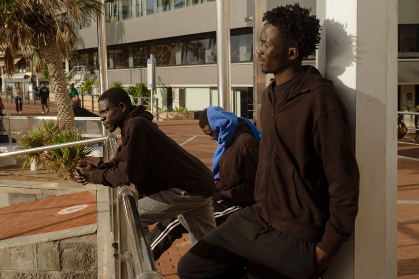 SPAIN-CANARY-ISLANDS-MIGRANTS La Visite Historique du Pape Léon XIV aux Canaries
