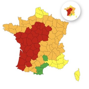 fe0a0abb-503f-458b-b0cb-b0c351d8ab0d Vigilance Orange: Risque de Canicule dans 45 Départements