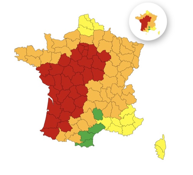 fe0a0abb-503f-458b-b0cb-b0c351d8ab0d Vigilance Orange: Risque de Canicule dans 45 Départements