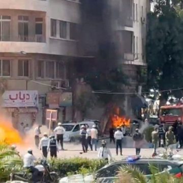 11fb1514-2b50-4a0f-9584-38cd23d24789 Deux explosions près de l’hôtel de Macron à Damas lors de sa visite en Syrie