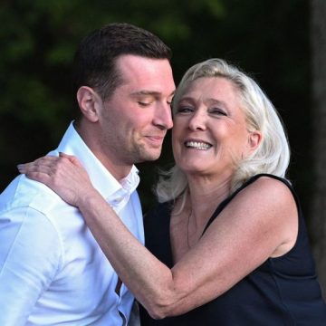 Rassemblement National rally in Lievin Marine Le Pen et Jordan Bardella : une tentative d’unité à Liévin avant la décision judiciaire