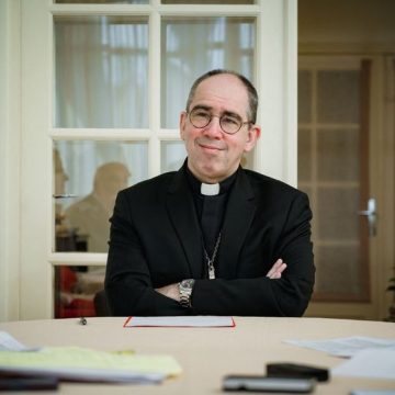FRANCE-PORTRAIT-BISHOP-MATTHIEU-ROUGE-NANTERRE-DEBATE Entretien avec Mgr Matthieu Rougé sur la légalisation du suicide assisté