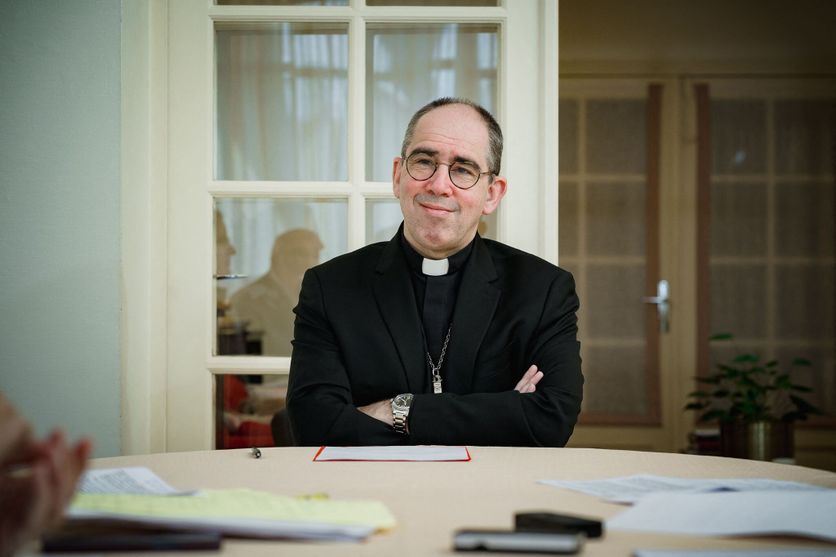 FRANCE-PORTRAIT-BISHOP-MATTHIEU-ROUGE-NANTERRE-DEBATE Entretien avec Mgr Matthieu Rougé sur la légalisation du suicide assisté
