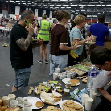 FRANCE-ENVIRONMENT-CLIMATE-WEATHER-WILDFIRE Evacuations et efforts face aux incendies en Gironde