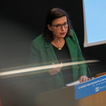 Presentation of the annual report on children's rights Le bilan inquiétant du mandat de Claire Hédon