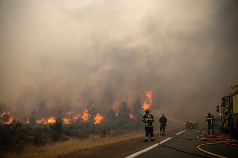 FRANCE-ENVIRONMENT-CLIMATE-WEATHER-WILDFIRE Grégory Allione sur les Incendies en Gironde et la Préparation Face aux Feux Hors Norme