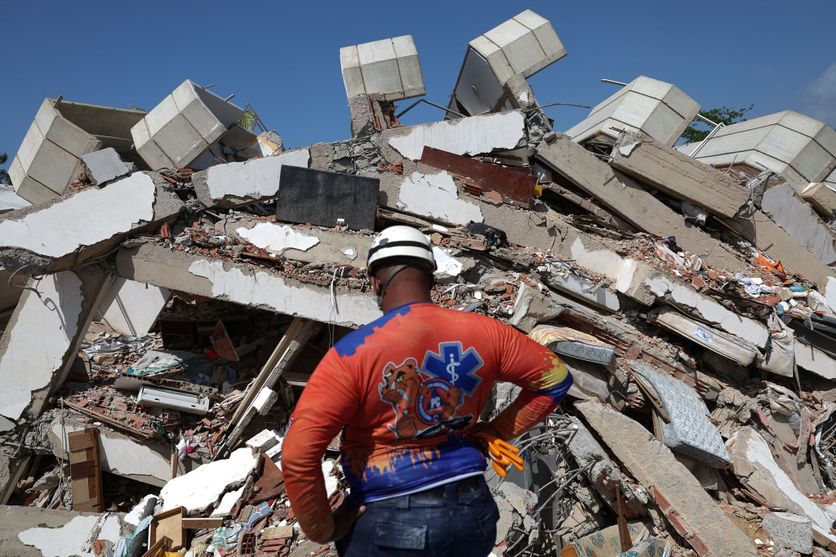Aftermath of earthquakes in La Guaira Les États-Unis envoient des secours au Venezuela après les séismes meurtriers