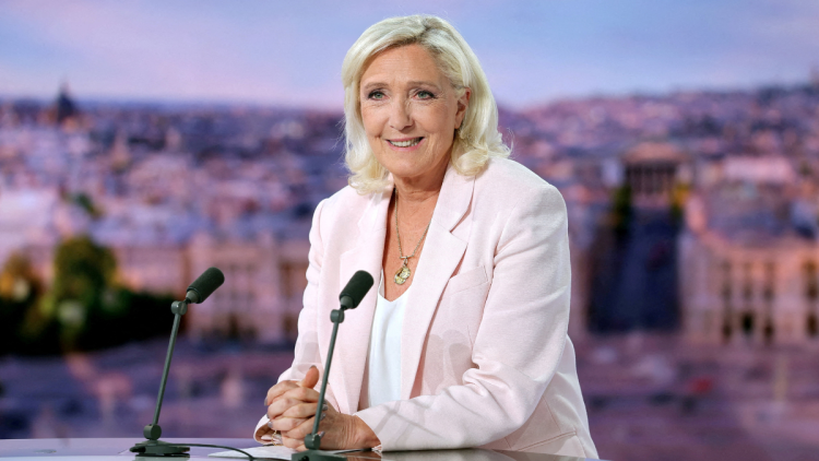608c4aeb-1fe3-4df1-86b1-c4a8a2ec1bd5 Marine Le Pen en tête des intentions de vote pour la présidentielle de 2027