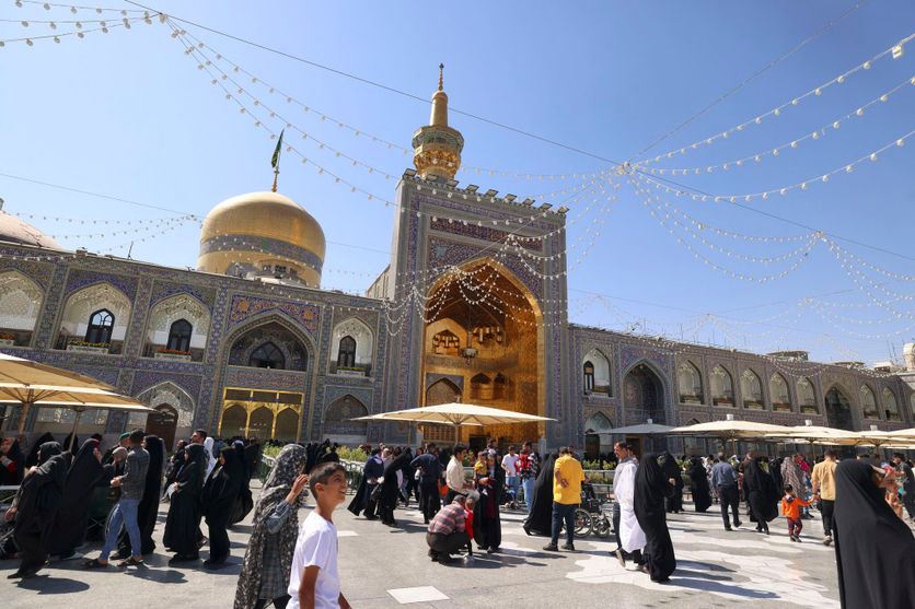 IRAN-RELIGION-ISLAM Mashhad en deuil pour les funérailles d’Ali Khamenei