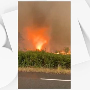 La tornade de feu observée en Gironde en marge des incendies
