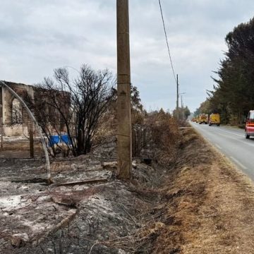 Destruction et efforts au Porge après l&rsquo;incendie