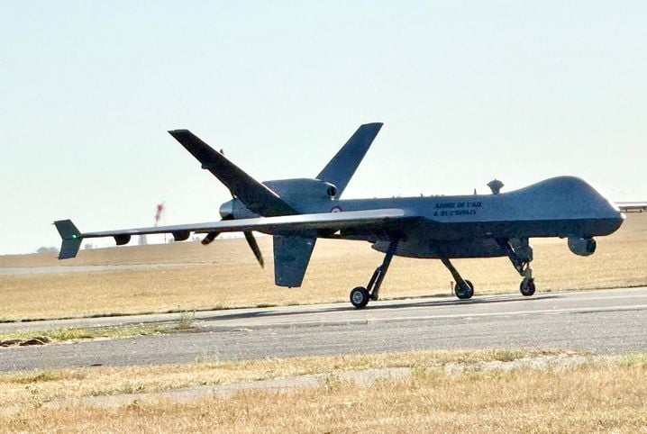 9bfcb7b8-81c7-4da7-901b-c0a475d1343b Opérations du drone Reaper pour surveiller l’incendie en Gironde