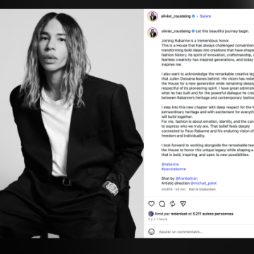 Olivier Rousteing à la Direction Artistique de Paco Rabanne