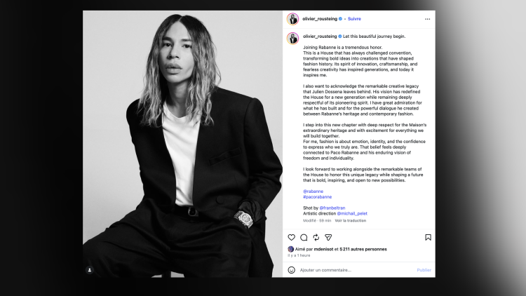 a613b2cb-8bf5-4dba-ae06-a5356cdf1777 Olivier Rousteing à la Direction Artistique de Paco Rabanne