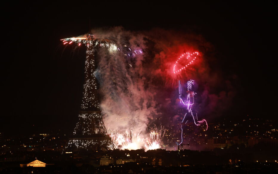 Feux dartifice de Paris le 14 juillet 2024 Célébrations du 14 juillet à Paris