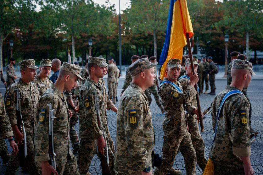 FRANCE-MILITARY-PARADE-BASTILLE DAY-REHEARSAL Les dirigeants de la Coalition des volontaires se réunissent à Paris pour soutenir l’Ukraine