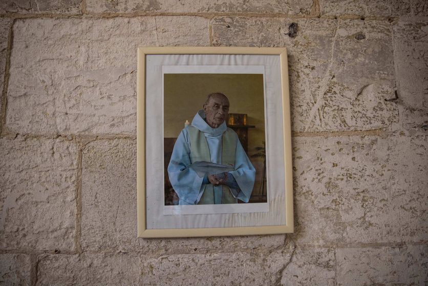 FRANCE-RELIGION-ATTACK-POLITICS Commémoration du père Jacques Hamel à Saint-Étienne-du-Rouvray