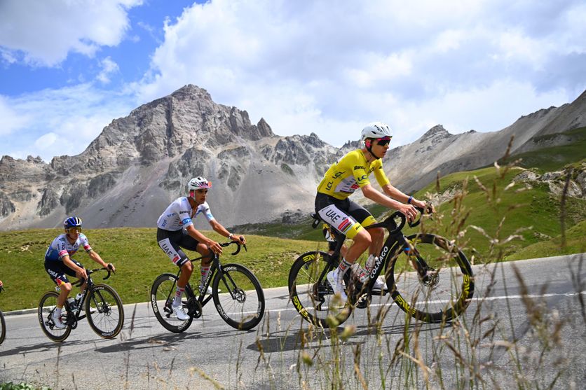 LE BOURG D'OISANS/ALPE D'HUEZ Tadej Pogacar remporte son cinquième Tour de France