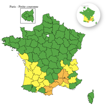 e3aad946-e5d1-44c4-96f2-bd484115abe3 Vigilance canicule pour dix-huit départements du Sud de la France