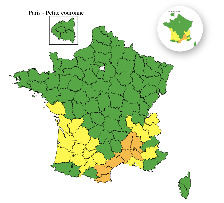e3aad946-e5d1-44c4-96f2-bd484115abe3 Vigilance canicule pour dix-huit départements du Sud de la France