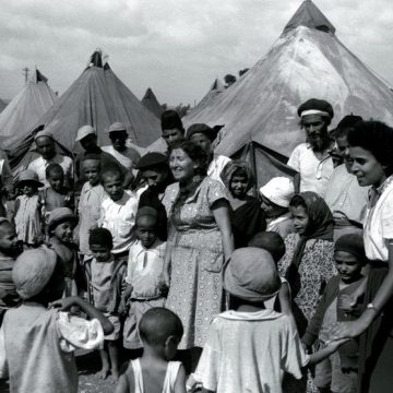 FILER FOR 50 ANNIVERSARY OF NEW YEMENITE IMMIGRANTS TENT CAMP IN ROSH HAAIN IN 1949. Un voyage familial entre Espagne et Jérusalem : souvenir des immigrants juifs