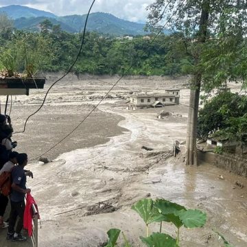 NEPAL-WEATHER-FLOOD Le Népal touché par des inondations massives