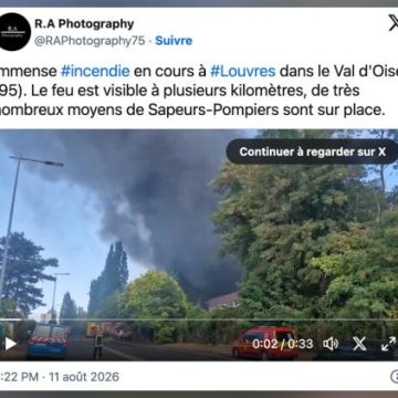 0a0a2f16-eb09-46f5-8c99-aa73c5e12d9c Incendie à Louvres: une situation critique près de l’aéroport Roissy-CDG