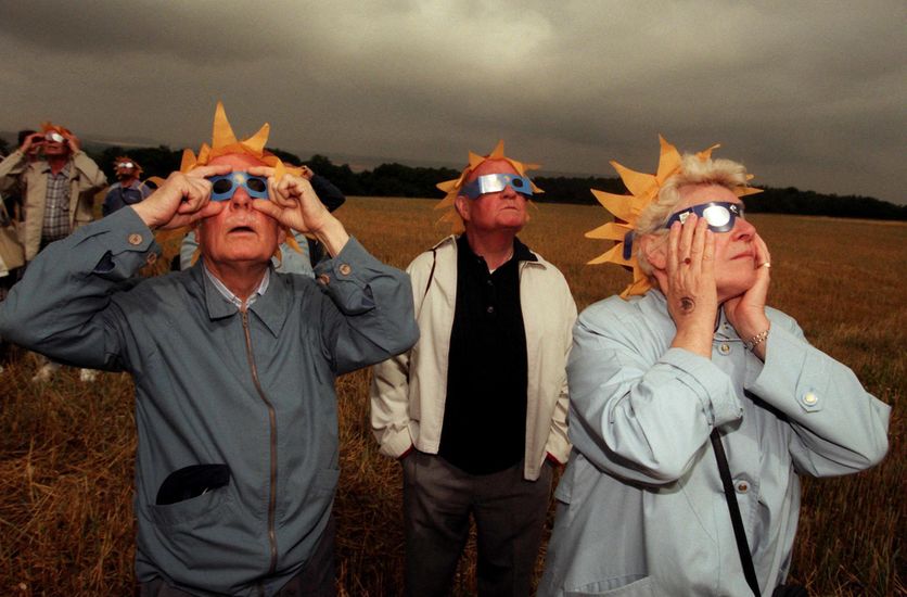 ECLIPSE-AISNE-VILLENEUVE SUR FERE Une éclipse solaire presque totale en France après 27 ans