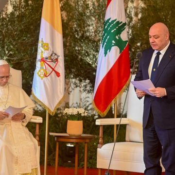 Lebanon Bid Farewell To Visiting Pope Rencontre entre le pape Léon XIV et le président libanais Joseph Aoun