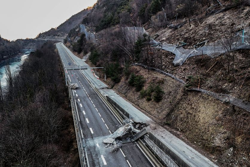 FRANCE-TRANSPORT-TOURISM-ACCIDENT-MOUNTAINS Record d’éboulements dans les Alpes en 2026
