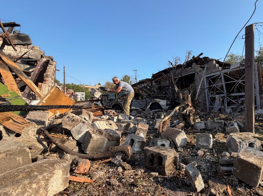 Aftermath of a Russian attack in Zaporizhzhia Guerre en Ukraine : Tensions et Conséquences des Attaques Récentes