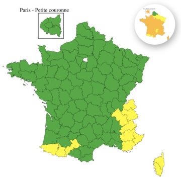 2ff4d7c3-b51f-4e63-8997-f819fc61335f Alerte jaune pour risque orageux dans 12 départements