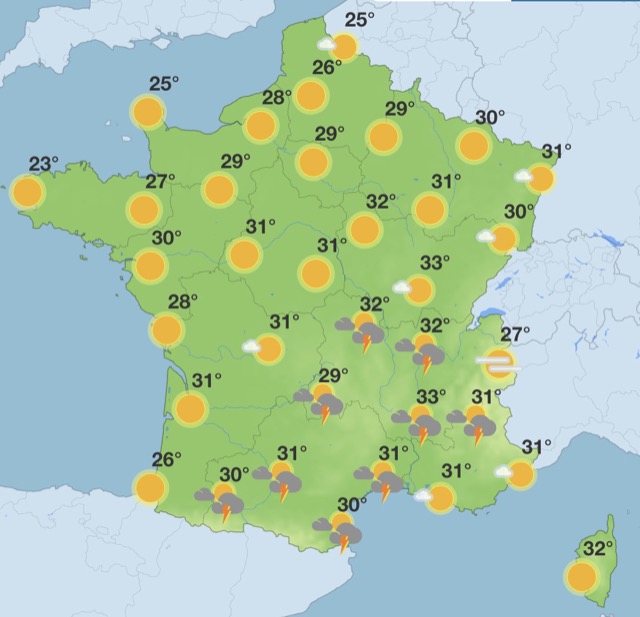 33d005d5-7031-41d5-8770-32fe3faddb77 Prévisions Météorologiques : Une Chaleur Persistante et des Pluies Attenantes