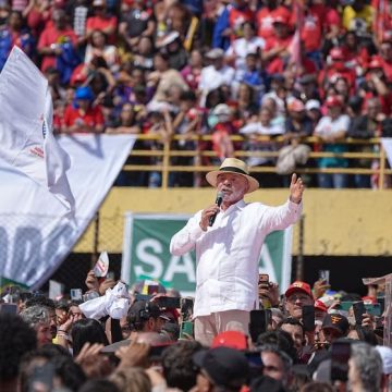 BRAZIL-SAO BERNARDO DO CAMPO-LULA-CAMPAIGN Luiz Inácio Lula da Silva lance sa campagne électorale