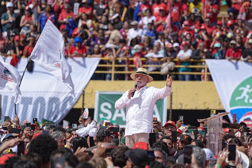 BRAZIL-SAO BERNARDO DO CAMPO-LULA-CAMPAIGN Luiz Inácio Lula da Silva lance sa campagne électorale