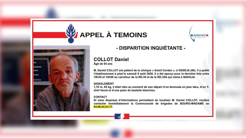 3cc032ea-3e9b-4e92-8804-310bfbea2f23 Appel à témoins pour retrouver un disparu dans les Pyrénées-Orientales