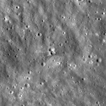 Impact d&rsquo;une fusée Falcon 9 sur la Lune : Nouvelle série de clichés