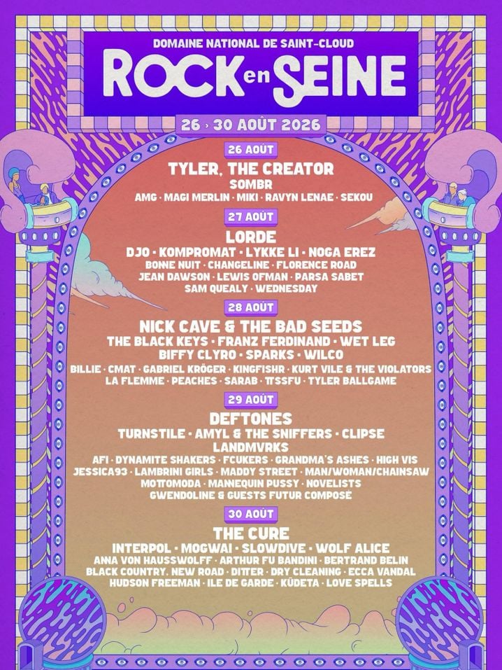 47fcc0b7-5359-4c41-905a-2e9be38214ca Festival Rock en Seine 2026: Programmation et Horaires