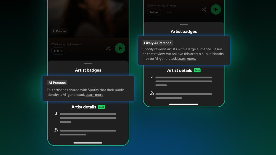 Spotify lance le label « AI Persona » pour la musique générée par intelligence artificielle